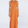 Vestido longo linho