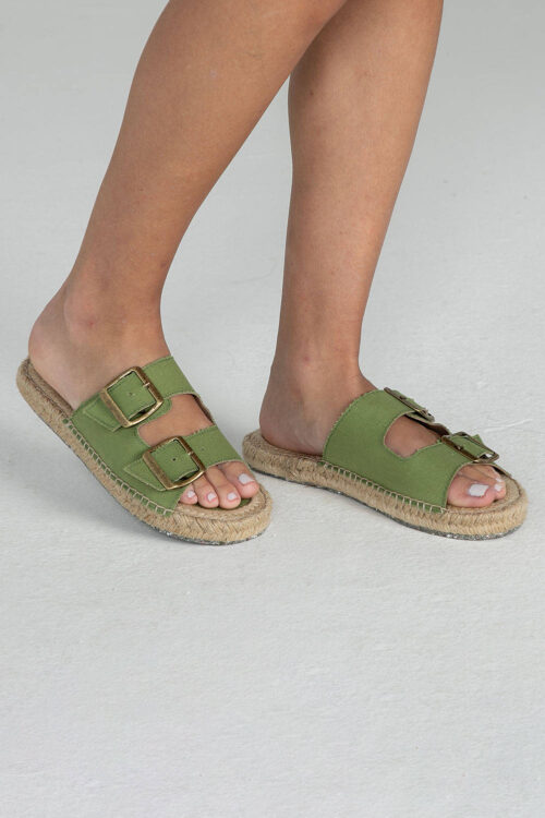 chinelo verde ss22400