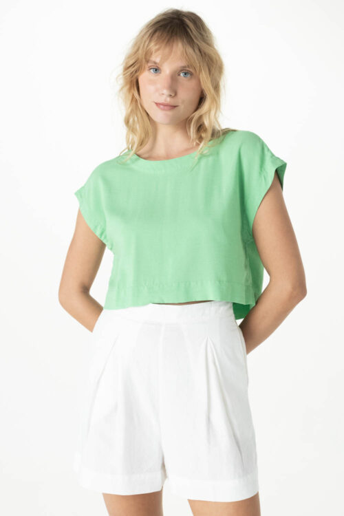 Cropped Verde 103SS24019 2