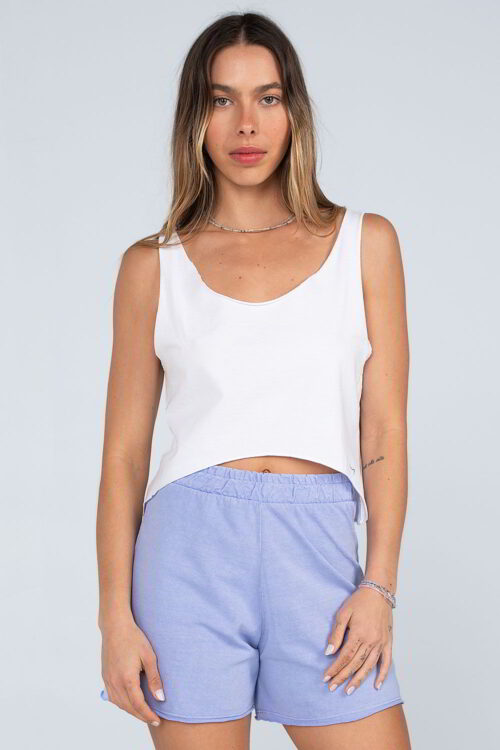 Cropped corte a fio