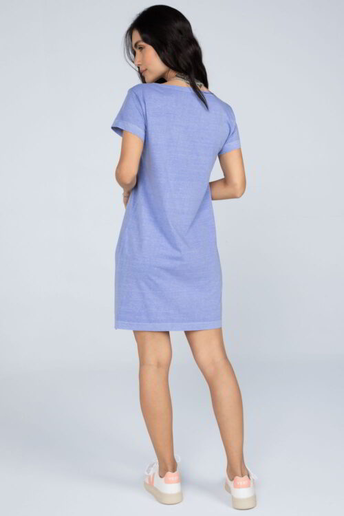 Vestido curto Camiseta Lavanda 113SS23083 4