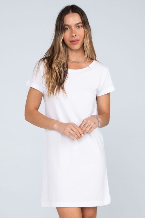 Vestido curto t-shirt