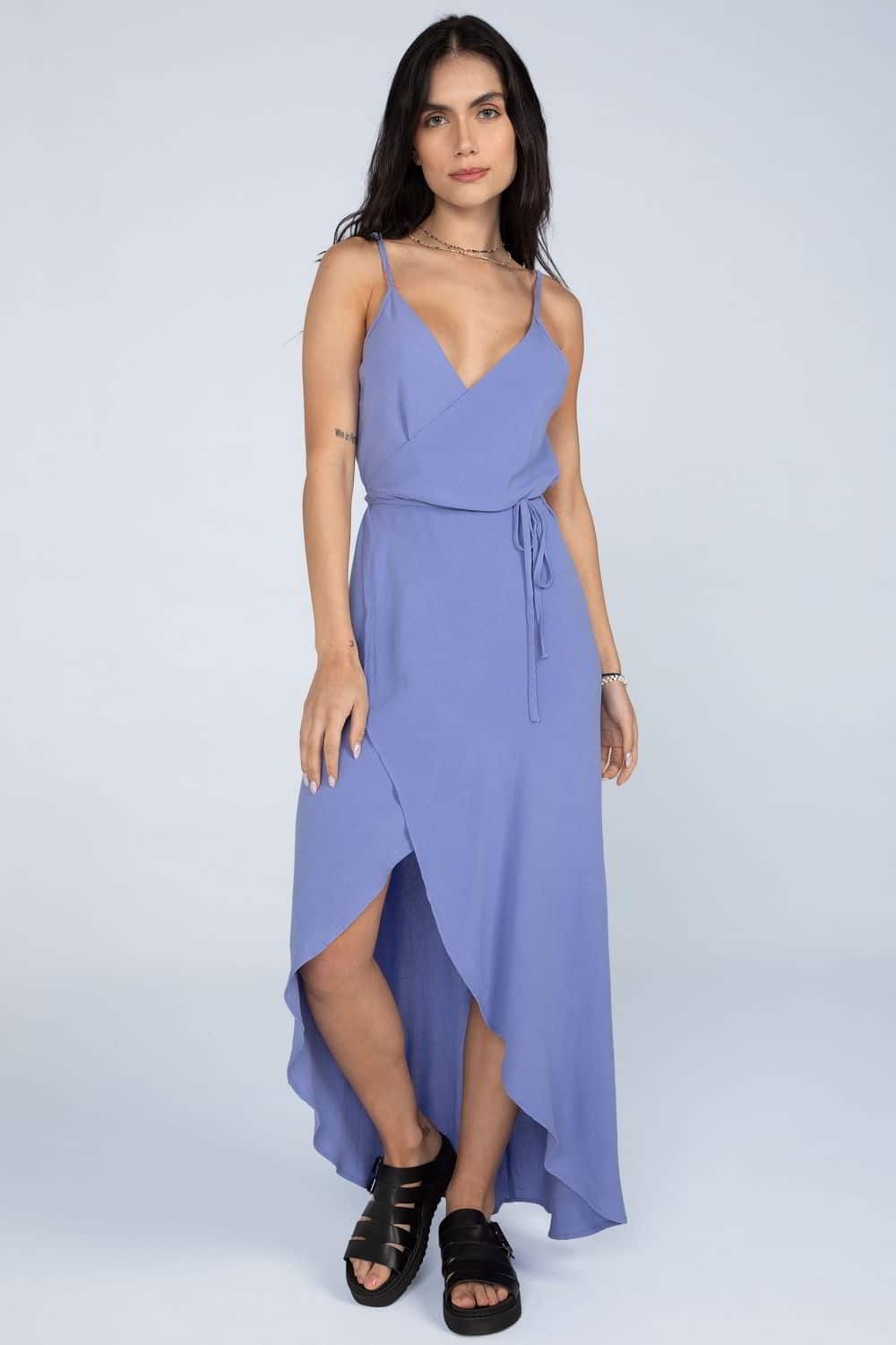 Vestido transpassado Made In Guarda Ecological Trend