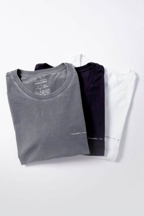 Kit 3 camisetas clássicas