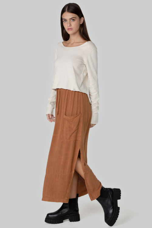Cropped Natural 103FW24010 3