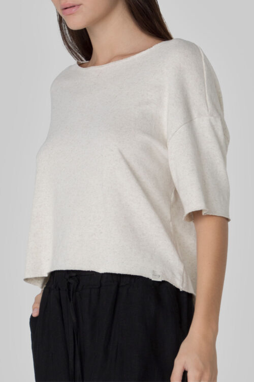 Cropped Natural 103FW24009 2