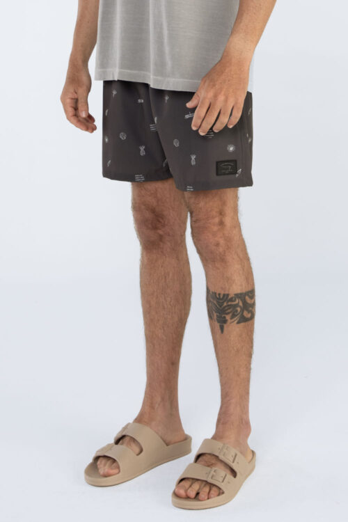 Boardshort estampado cós de elástico