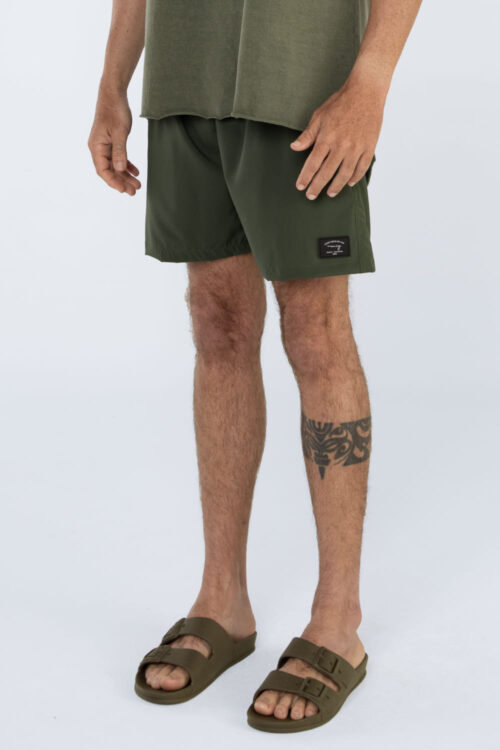 Boardshort liso cós elástico