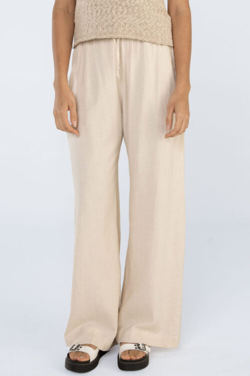 Calça pantalona linho leve