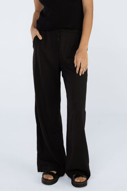 Calça pantalona linho leve