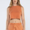 Cropped regata estampado