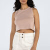 Cropped regata estampado