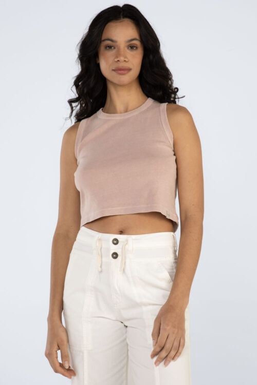 Cropped regata estampado