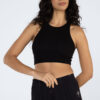 Cropped regata malha canelada