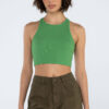 Cropped regata malha canelada