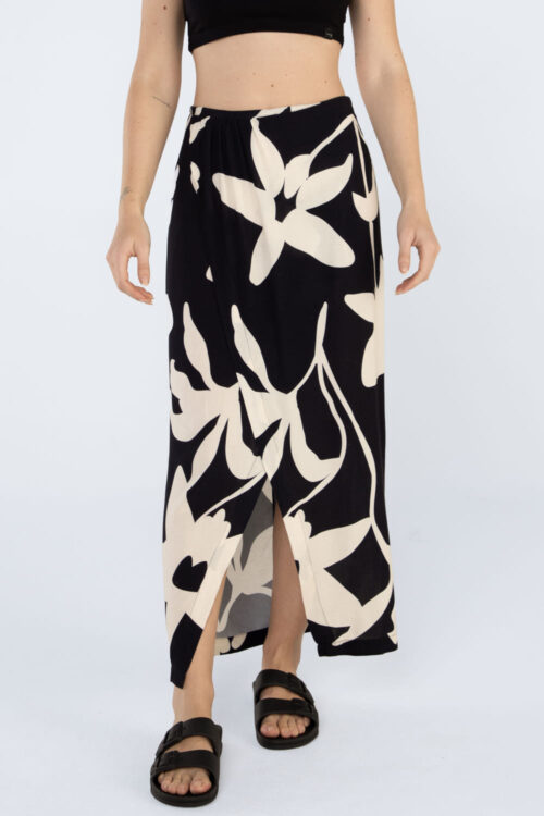 Saia Midi estampada