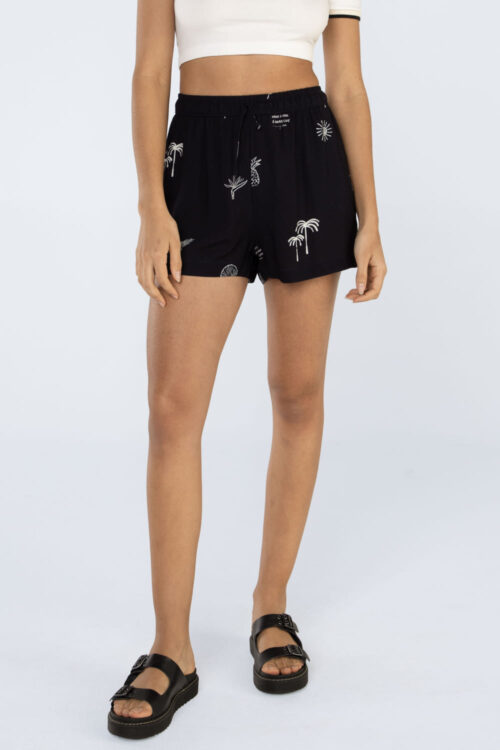 Short viscose estampada