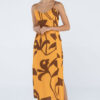 Vestido midi estampado