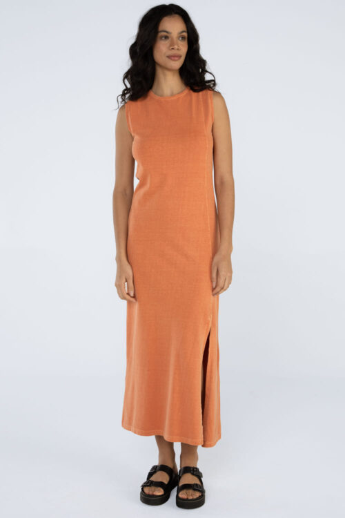 Vestido longo regata