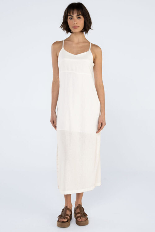 Vestido Midi liso