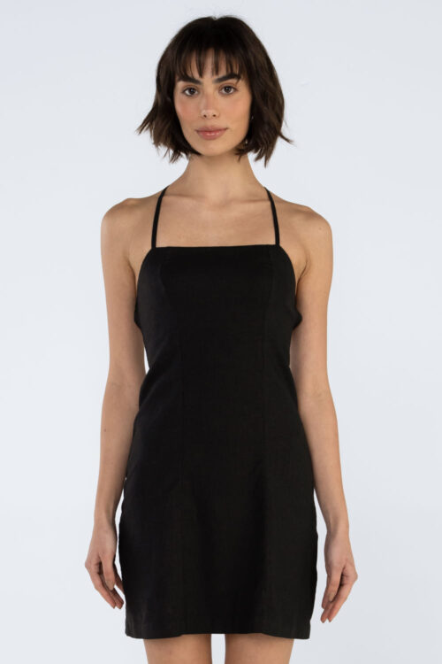 Vestido curto liso