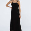 Vestido midi alças