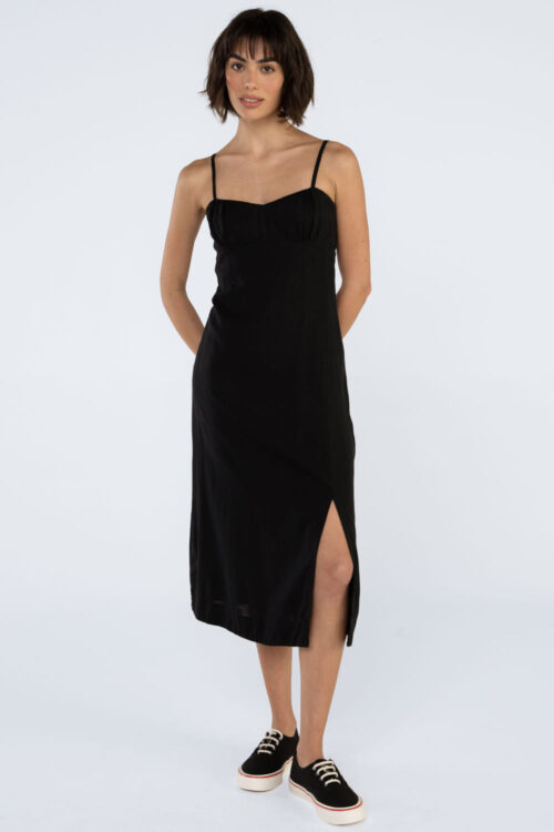 Vestido Midi liso