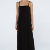 Vestido longo linho
