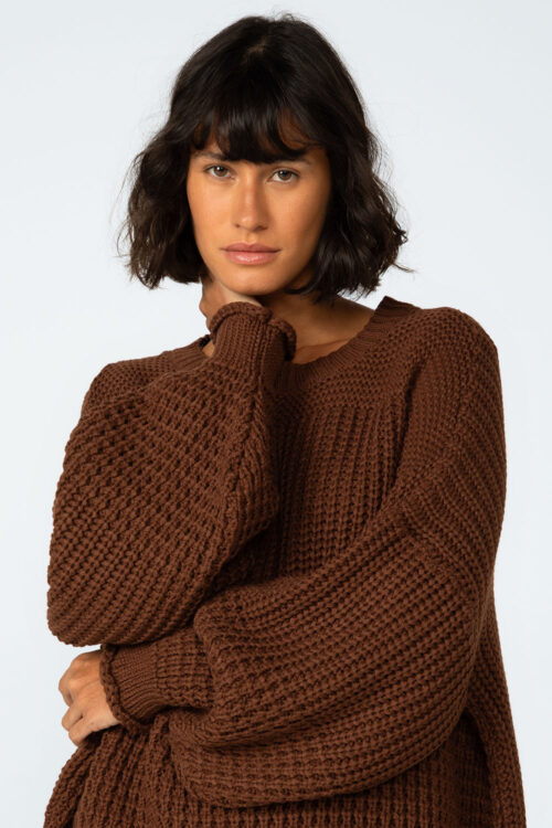 Blusa Marrom 120FW25096 3