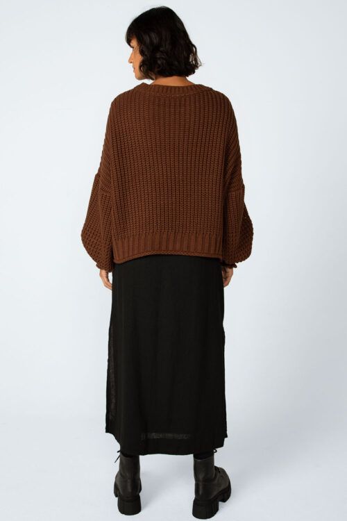 Blusa Marrom 120FW25096 5