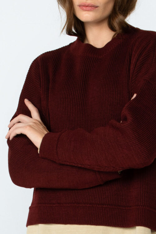 Blusa Vinho 120FW25098 2