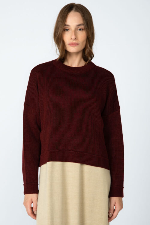 Blusa lisa tricô