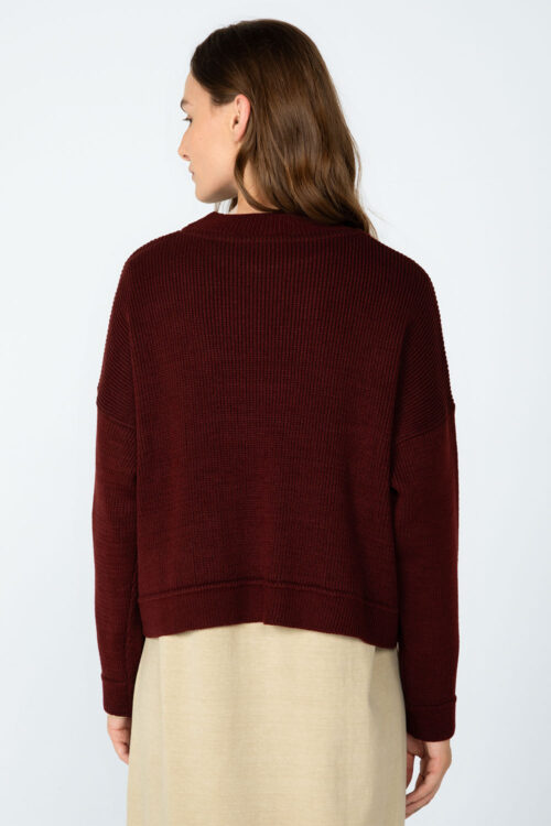 Blusa Vinho 120FW25098 4