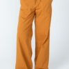 Calça wide leg em sarja