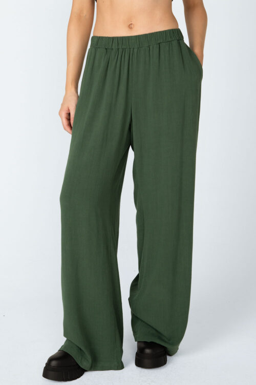 Calca Verde militar 110FW25061 3