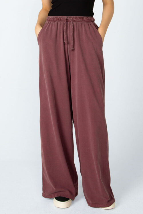 Calça pantalona estonada