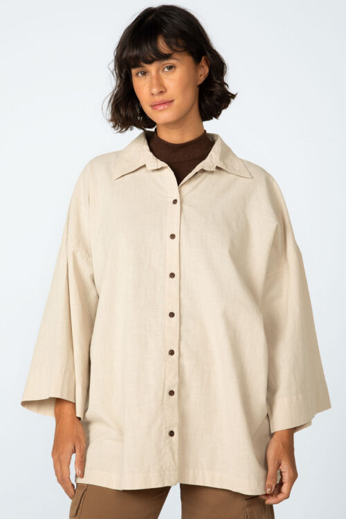 Camisa ampla