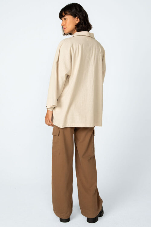 Camisa Areia 106FW25024 4