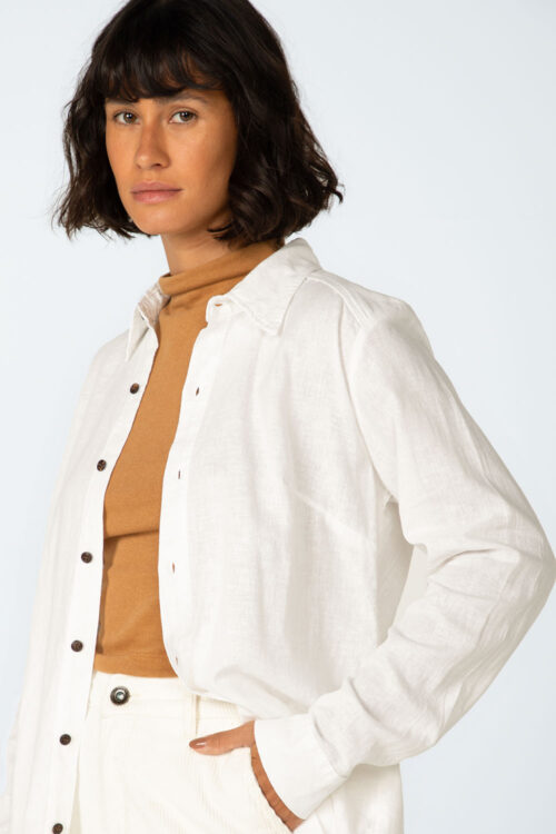 Camisa Branca 106FW25025 4