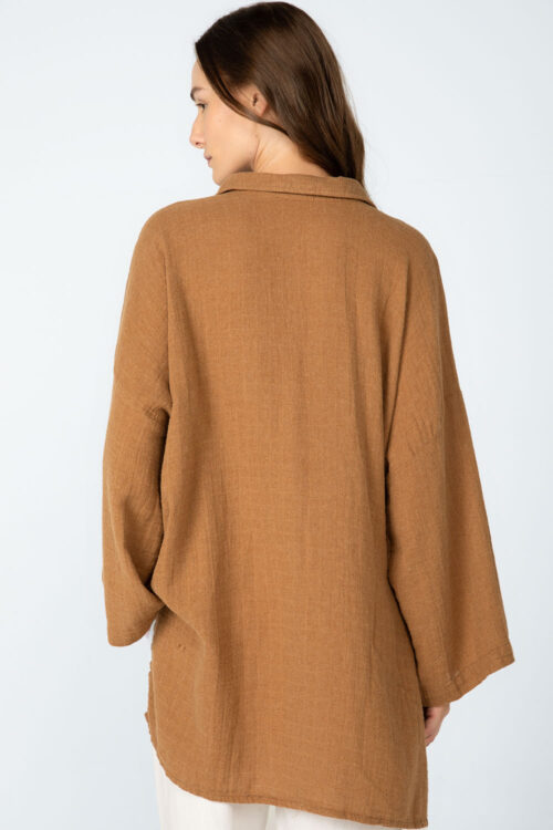 Camisa Caqui 106FW25023 6