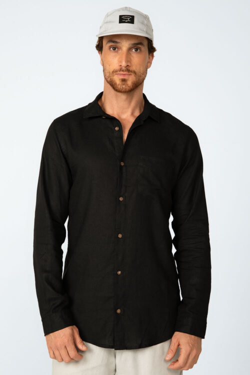 Camisa Linho manga longa