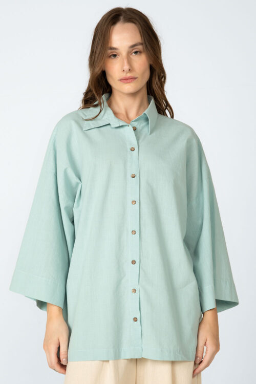 Camisa ampla
