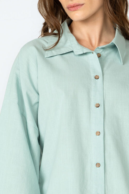Camisa Verde 106FW25024 3