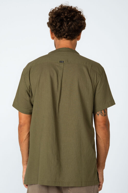 Camisa Verde Militar 206FW25260 4