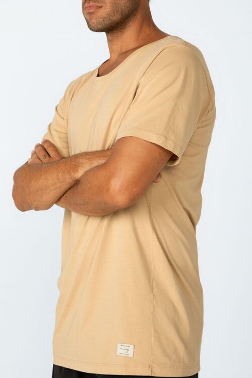 Camiseta Bege 201FW25220 4
