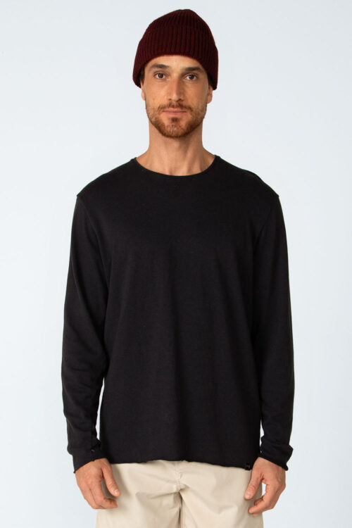 Camiseta manga Longa corte a fio