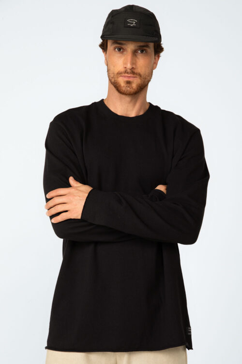 Camiseta manga longa lisa