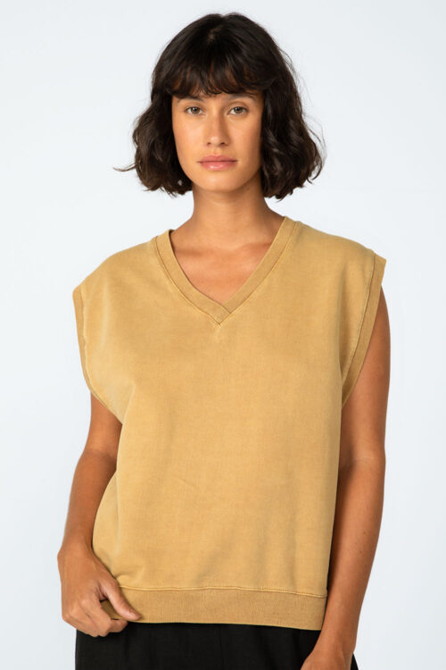 Colete Caqui 106FW25029 3