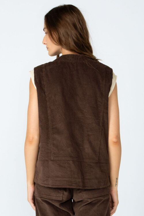 Colete Marrom 106FW25028 5