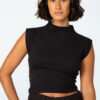 Cropped drapeado